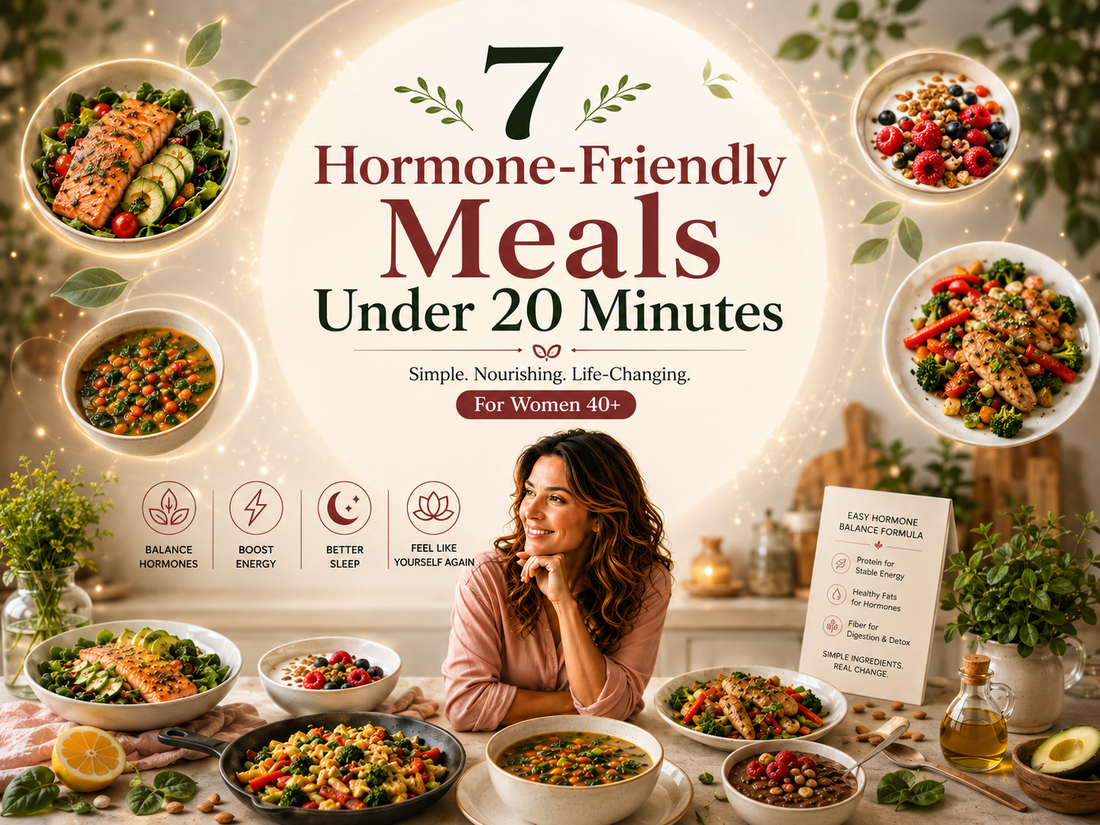 7 Hormone-Balancing Meals You Can Make in 20 Minutes (Women Over 40)