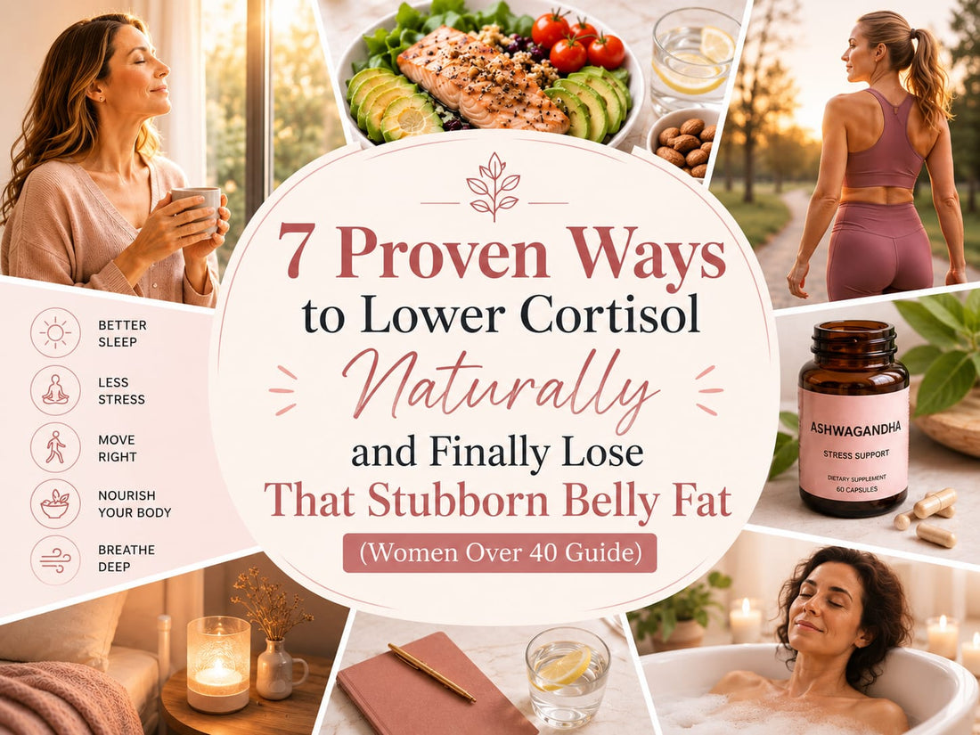 7 Proven Ways to Lower Cortisol Naturally and Finally Lose That Stubborn Belly Fat (Women Over 40 Guide)