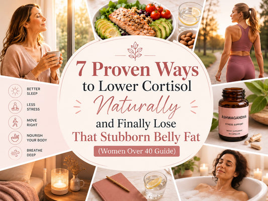 7 Proven Ways to Lower Cortisol Naturally and Finally Lose That Stubborn Belly Fat (Women Over 40 Guide)