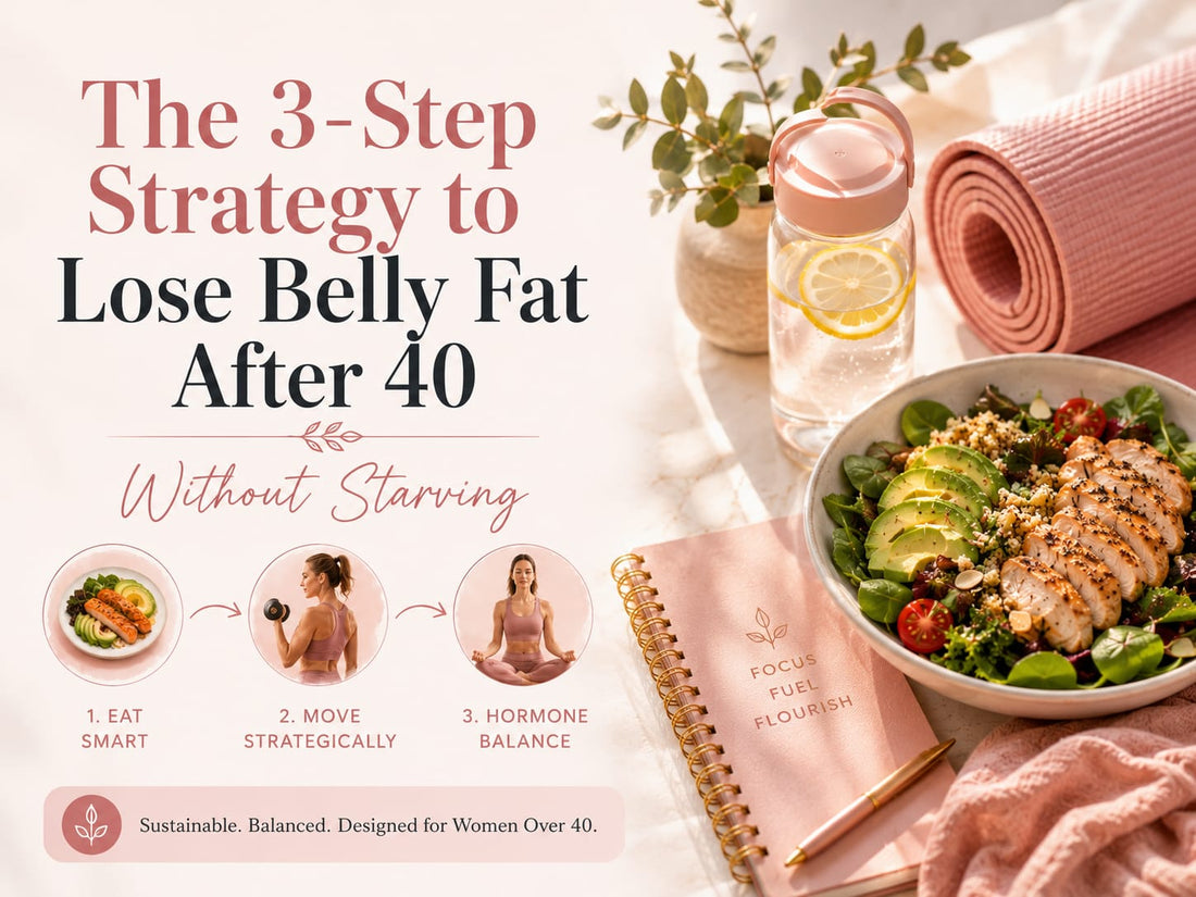 The 3-Step Strategy to Lose Belly Fat After 40 Without Starving