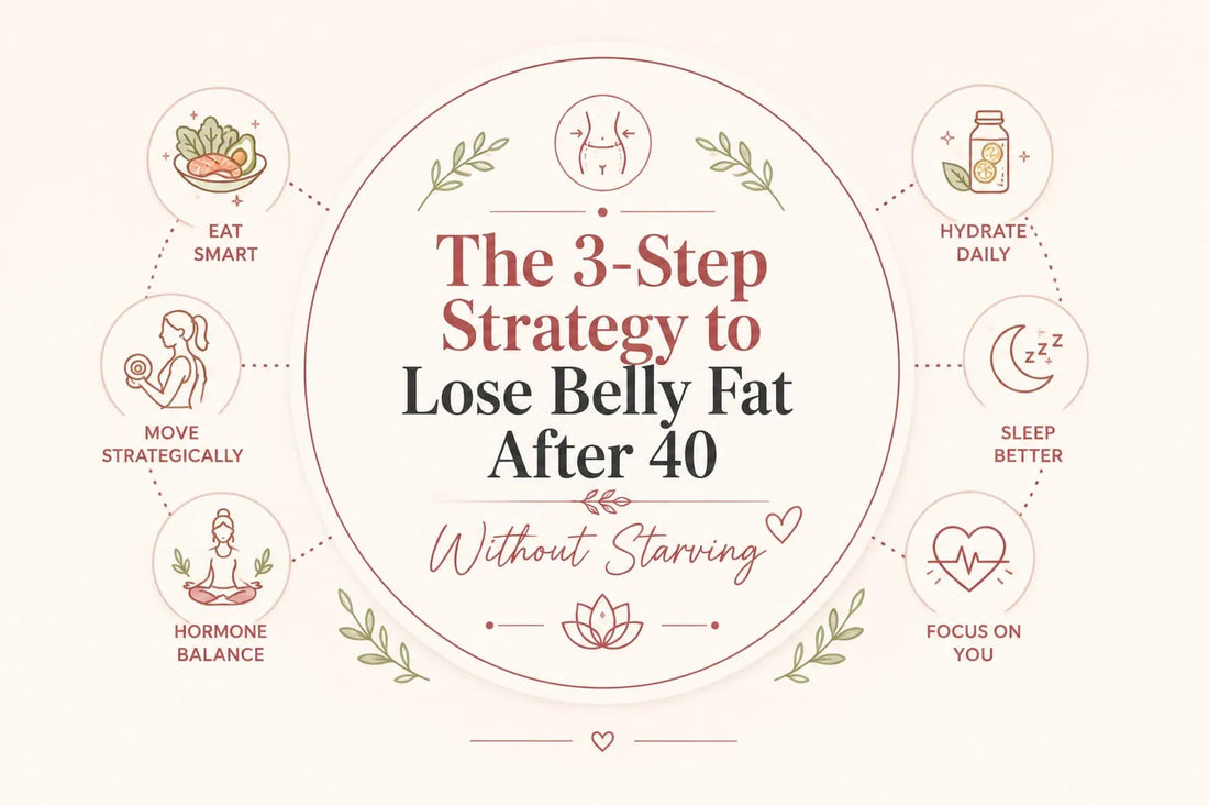 The 3-Step Strategy to Lose Belly Fat After 40 Without Starving