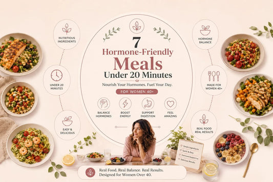 7 Hormone-Balancing Meals You Can Make in 20 Minutes (Women Over 40)